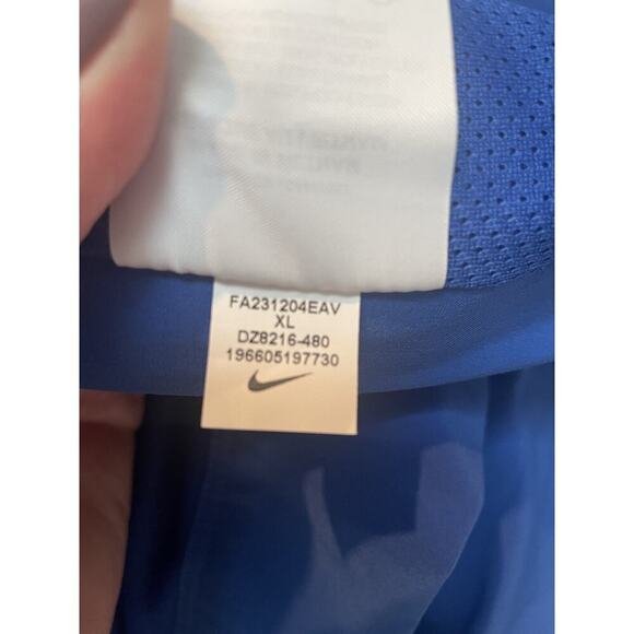 Nike AF Full Zip Windbreaker Jacket Mens XL Blue RN 56323 CA 05553 - Picture 8 of 11